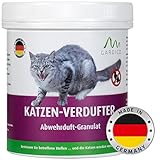 Gardigo Katzen-Verdufter Granulat - 300g I Made in Germany I Katzenabwehr für Haus, Garten, Garage und Grundstück