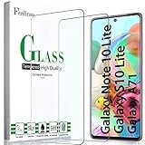Ferilinso Panzerglas Schutzfolie für Samsung Galaxy A71 4G/ 5G Panzerglas Galaxy Note 10 Lite Panzerglas Galaxy S10 Lite, Panzerglasfolie, 2-Pack
