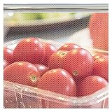 HYDT Transparentes Rollo Atmungsaktiver Klarer Gefriervorhang mit Griff, Schrank/Kühlschrank Transparentes Rollo mit Beschlägen, Anpassbare Größe (Size : 110×220cm/43.3×86.6in)