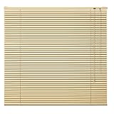 Alu Jalousie Aluminium Jalousette Klemmfix ohne Bohren Tür Fenster Rollo Lamellen Vorhang 10 Farben Breite 50 cm bis 240 cm Länge 130 cm 160 cm 220 cm Metall Klemmträger (220 x 160 cm Beige)