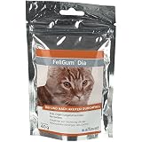 Alfavet FeliGum Dia, Diät-Ergänzungsfuttermittel bei Durchfall für Katzen, Resorptionsstörungen des Darms, Kaudrops , 40g B