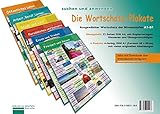 Die Wortschatz-Plakate: Ausgewählter Wortschatz der Niveaustufen A1 – B1 / Übungsheft und 6 Plakate: Die Wortschatz-Plakate A1-B1 (Lernplakate)