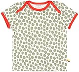 loud + proud Unisex Baby T-Shirt mit Druck, aus Bio Baumwolle, GOTS zertiziziert, Grün (Olive Oli), 80 (Herstellergröße: 74/80)