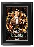 HWC Trading FR A3 Loki TV Tom Hiddleston Gifts, gedrucktes Autogramm-Poster für TV-Fans – A3 g