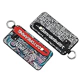 Lulumi Phone Case for Moto G Power 2021 - Functional Lanyard Bumper with Flexible Holder and Double Lanyards Soft Silikon TPU Cover Young Fashion Design Red Tape & Colorful G