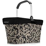 Reisenthel carrybag Baroque Taupe Henkel Einkaufskorb + Cover Abdeckung schw