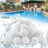 YIKANWEN Filter Balls 700g ersetzen 25kg Filtersand, Filterbälle für Pool, Schwimmbad, Filterpumpe, Aquarium S