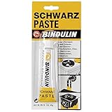 Ofenwichse Schwarzpaste 45 ml Tube RECORD-SCHWARZ ELEKTROPLATTEN-CREME für wärmebeständige Metallmattierung Verschönern Polieren Platten Öfen Ofenrohren Kaminplatten KfZ Motorrad Auspuff 45