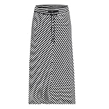 ESPRIT Maternity Damen Skirt Jersey Long Utb AOP Rock, Mehrfarbig (Night Blue 486), 34 (Herstellergröße: XS)
