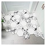 RUIHUAN Teppich Eingang PVC Küchenmatte Home Fußmatte Teppich rutschfeste Staubfestig KANN DURCH SAUMATE BADE MAT Bode SILD weich (Color : D, Size : 120x180cm)