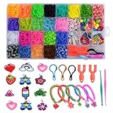 Heatigo Bänder Set,1500+ Bands 22 Zubehör Bänder Starter Kasten Set DIY Basteln Geschenk Weihnachten fü