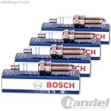 4x Original Bosch 0 242 236 571 Zündkerze FR7KI332S