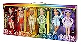 Rainbow High Original Modepuppen zum Sammeln im 6er-Pack Kollektion 2 - mit Violet, Ruby, Sunny, Skyler, Poppy, & Jade - 27 cm große Puppen mit Outfits, Schuhen, & Accessoires - Für Kinder ab 6 J