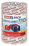 tesapack Packband 'Crystal Clear', kristall-klar, 3 Rollen, 66m x 50