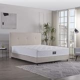 V6 Boxspringbetten 207 Bestes Preis-Leistungsverhältnis (140 x 200 cm H3, Beige)