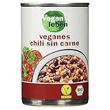 vegan leben Veganes Bio Chili sin Carne, 400 g