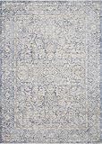 Loloi Pandora Collection Perserteppich, Vintage-Stil, 2,7 m x 3,7 m, Blau/G