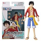 Bandai – Anime Heroes – One Piece – Anime Heroes Figur 17 cm – Monkey D. Ruffy – 36931