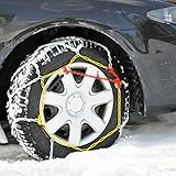 Cartrend 7848300 Schneeketten Auto Schneekette mit ÖNORM im Kunststoffkoffer, 2er-Set 'Safety' Größe 100