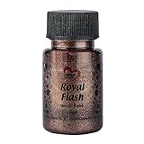 Royal Flash, Acryl-Farbe, metallic, mit feinsten Glitzerpartikeln, 50 ml (braun)