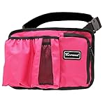 Tasche für Massageflaschen, Spa, Gürteltasche, Technikertasche, für 2 Flaschen, mehrfarbig, rosarot, Einheitsgröß