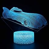 3D-Illusions-LED-Licht, Batmobil 1989, Kinder-Nachtlicht und 16 Farben, mit Fernbedienung, tolles Geschenk für Kinder, Mädchen, Jung