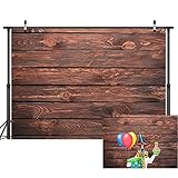 LYWYGG 7x5FT Rotbraun Holzplatte Hintergrund Vinyl Holzplatte Foto Hintergrund Holzplatte Hintergrund Home Party Dekoration Geburtstagsfeier Hintergrund Büro Studio Fotostudio Hintergrund CP-271