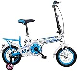 Xiaoyue Kinderfahrräder Falträder männliche und weibliche Studenten Tretrad Kinder dreirädrigen Innenvorschul Scooter 12/16 Inch Adult Mini Faltrad (Farbe: Rosa, Größe: 16 Zoll) lalay