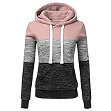 MRULIC Mode Hoodies Sweatshirt Dicker Herbst und Wintermantel mit Kapuze Slim Damen Kapuzenp
