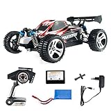 efaso WL Toys A959 - schneller RC Buggy - 50 km/h schnell, wendig, voll digital proportional - 2.4 GHz RC Auto mit Allradantrieb - Maßstab 1:18, hoher Fun Fak