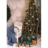 Weihnachtsfotografie Hintergrund Requisiten Weihnachtsbaum Urlaub Thema Vinyl Fotostudio Hintergrund A4 10x7ft/3x2.2