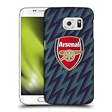 Head Case Designs Offiziell Offizielle Arsenal FC Third 2021/22 Crest Kit Harte Rueckseiten Handyhülle Hülle Huelle kompatibel mit Samsung Galaxy S6 Edg