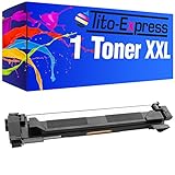 Tito-Express PlatinumSerie Toner XXL kompatibel mit Brother TN-1050 Schwarz DCP-1601 DCP-1610W DCP-1612W DCP-1616NW HL-1110 E