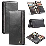 KIOKIOIPO-N Mode Multifunktions-Horizontal-Schlag-Leder-Kasten, mit Karten-Slot & Zipper Wallet & Photo Frame, for iPhone, LG, Galaxy, Huawei, Oppo, Vivo und 4,0-6,5 Inch Andere S