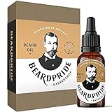 BEARDPRIDE Bartöl Herren - Das Original Bart Öl aus dem Barbershop - Unser Bartpflege Öl macht den Bart weich - 100% naturreine Öle - Beard Oil ideale Geschenk für M