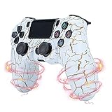 HUDB Wireless Controller Für PS4, Mit Doppelter Vibration, Touchpad Joysticks, Touchpanel Und Audiofunktion Für Playstation 4/PS4 Slim/PS4 Pro,600 Mah Batterie,D~4