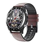 WEINANA Smartwatch Bluetooth-Anruf Herzfrequenz Blutsauerstoffüberwachung Smartwatch Ios GPS Sports Smart Bracelet(Color:C.)