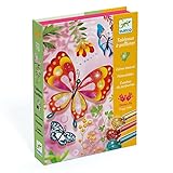 Djeco Kreativ Set Glitzerbilder Butterflies Glitter / Glitzerbilderset Schmetterling