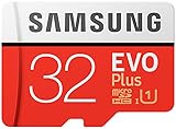 Samsung EVO Plus Micro SDHC 32GB bis zu 95MB/s, Class 10 U1 Speicherkarte (inkl. SD Adapter) [Amazon Frustfreie Verpackung]