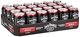 Jack Daniel's & Cola Dose - 10% Vol, der perfekte Mix aus Whiskey und Cola, EINWEG (24 x 0.33 l)