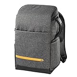 Hama Kamerarucksack 'Terra' aus Recycling-Polyester für Kamera und Zubehör (großer Fotorucksack mit Regenschutz, ergonomisch, variable Einsätze, Stativhalterung, Tabletfach, zum Wandern und Reisen)