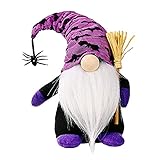 Halloween Gnome Wizard Spider Schwedische Tomte Spielzeug Plüsch Handgefertigte Plüsch Gnome Halloween Dekorationen für Heimtex