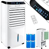 KESSER® 4in1 Mobile Klimaanlage | Fernbedienung | Klimagerät | Ventilator Klimaanlage | 10 L Tank | Timer | 3 Stufen | Ionisator Luftbefeuchter | Luftkühler |