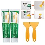 Wandreparatur Creme, leistungsstarke 2pcs Wandreparaturpaste, Reparaturmittel zur beschädigte Wand reparieren, schnell für die Reparatur von Rissen und F