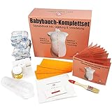 XXL-Komplettset | Babybauch Gipsabdruck-Set inkl. Glättung & Veredelung | 1A Ergebnis mit Detailanleitung +