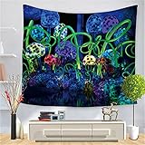 YYRAIN Nordic 3D Stereo Abstrakte Kunst Wandteppich Home Wandkunst Dekoration Stoff Schlafsaal Nacht Wandbehang Multifunktionale Tischdecke 59x79 Inch[W150xH200cm]