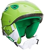 ALPINA Kinder Skihelm Grap Junior, Green, 51-54