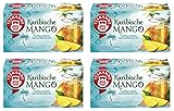 Teekanne - Karibische Mango 4er Pack - Ländertee (4 x 45g, je 20 Teebeutel)