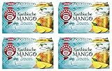 Teekanne - Karibische Mango 4er Pack - Ländertee (4 x 45g, je 20 Teebeutel)