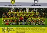 Mannschaftskarte Borussia Dortmund Deutscher Meister 1996